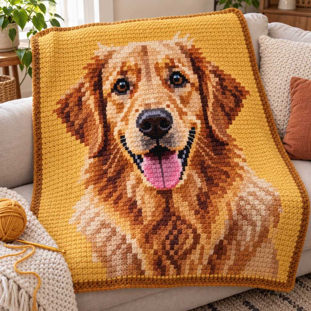 Crochet pattern generated by ArtPatt from the photo