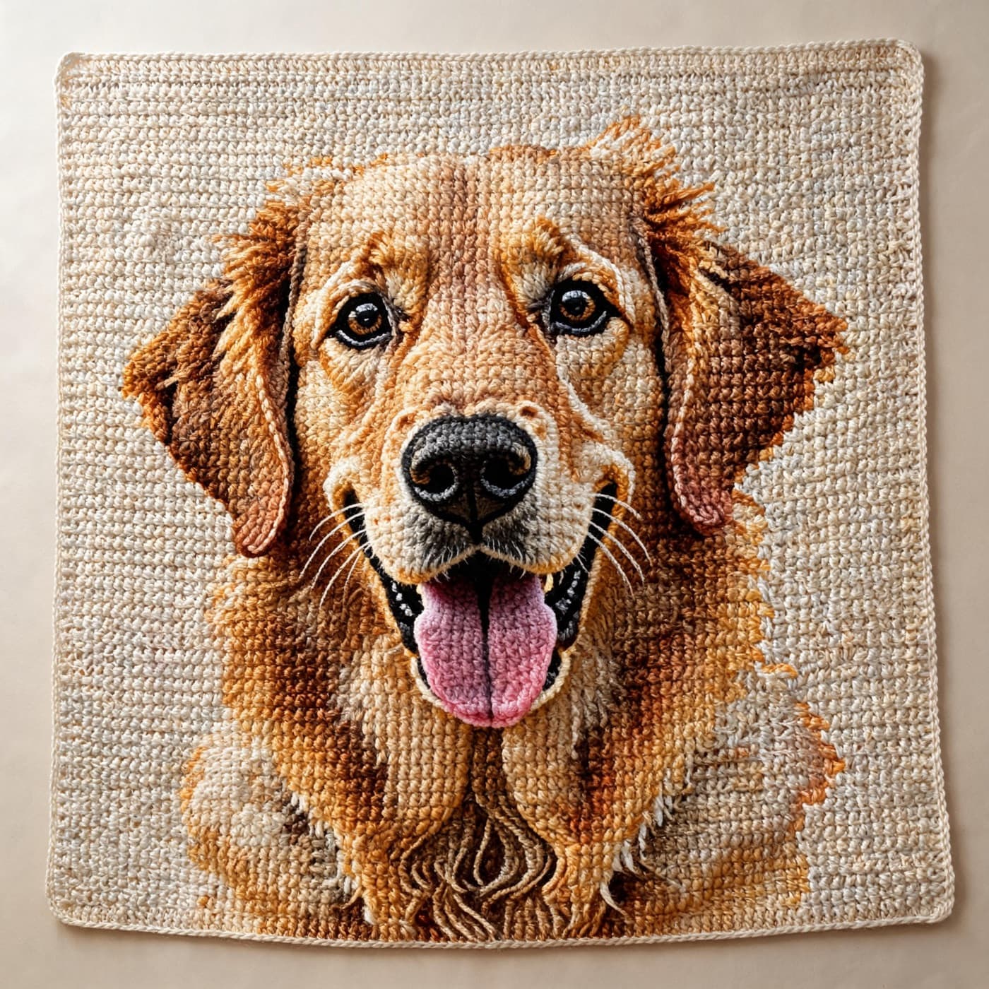 Example crochet chart generated by ArtPatt from a photo